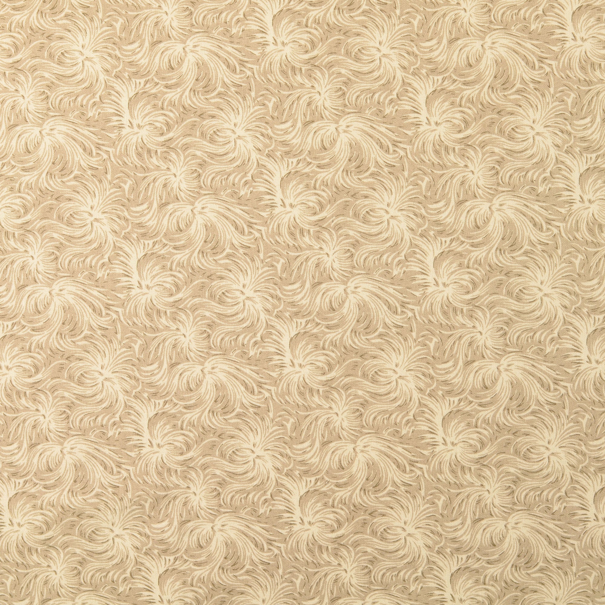 Poplin i bomuld, camouflage, beige