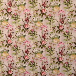 Poplin i bomuld, blomster